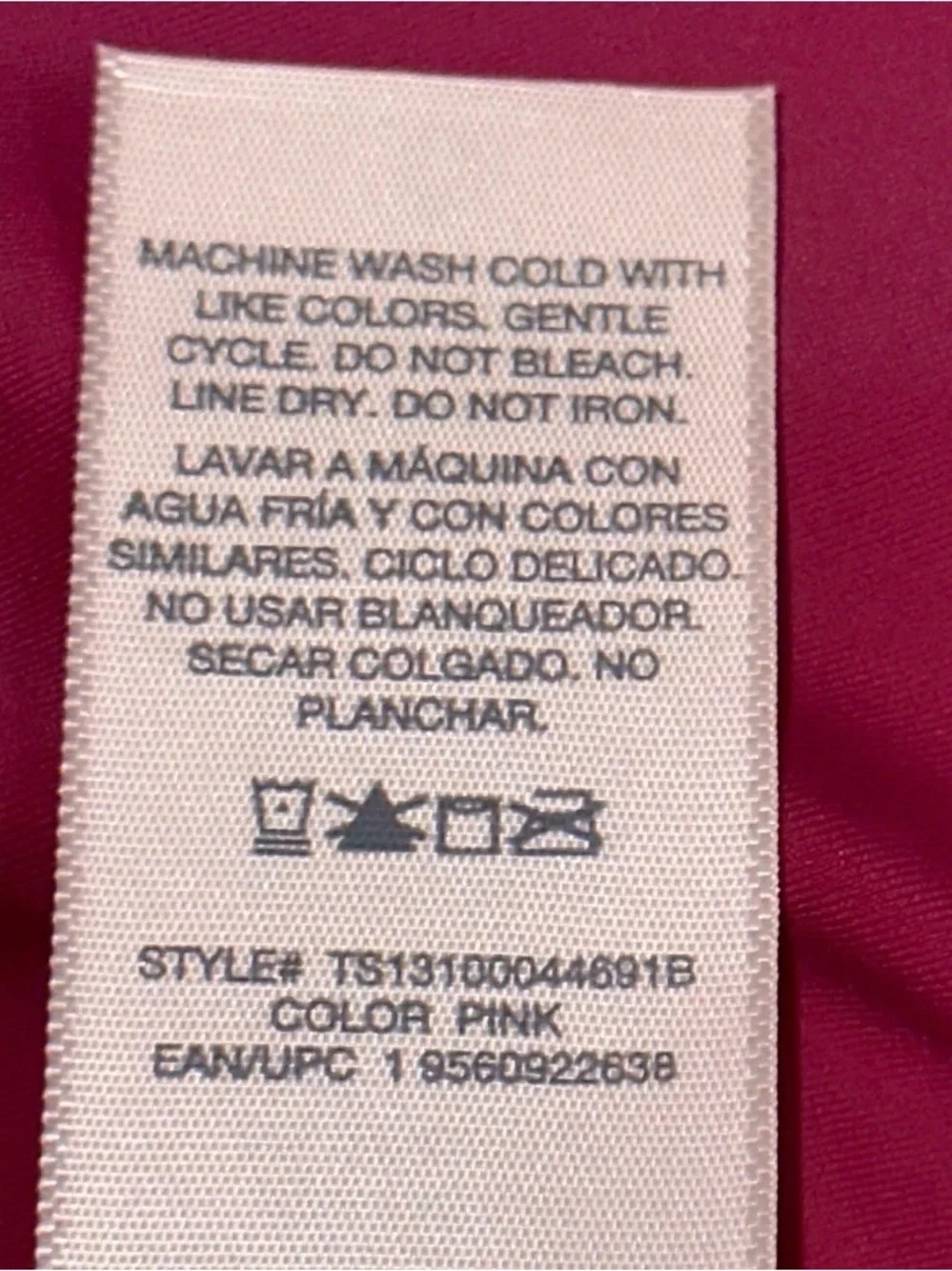 Terra & Sky Pink Womens Size 4XL Pink Swim Bottom High Waist Tummy Control NEW